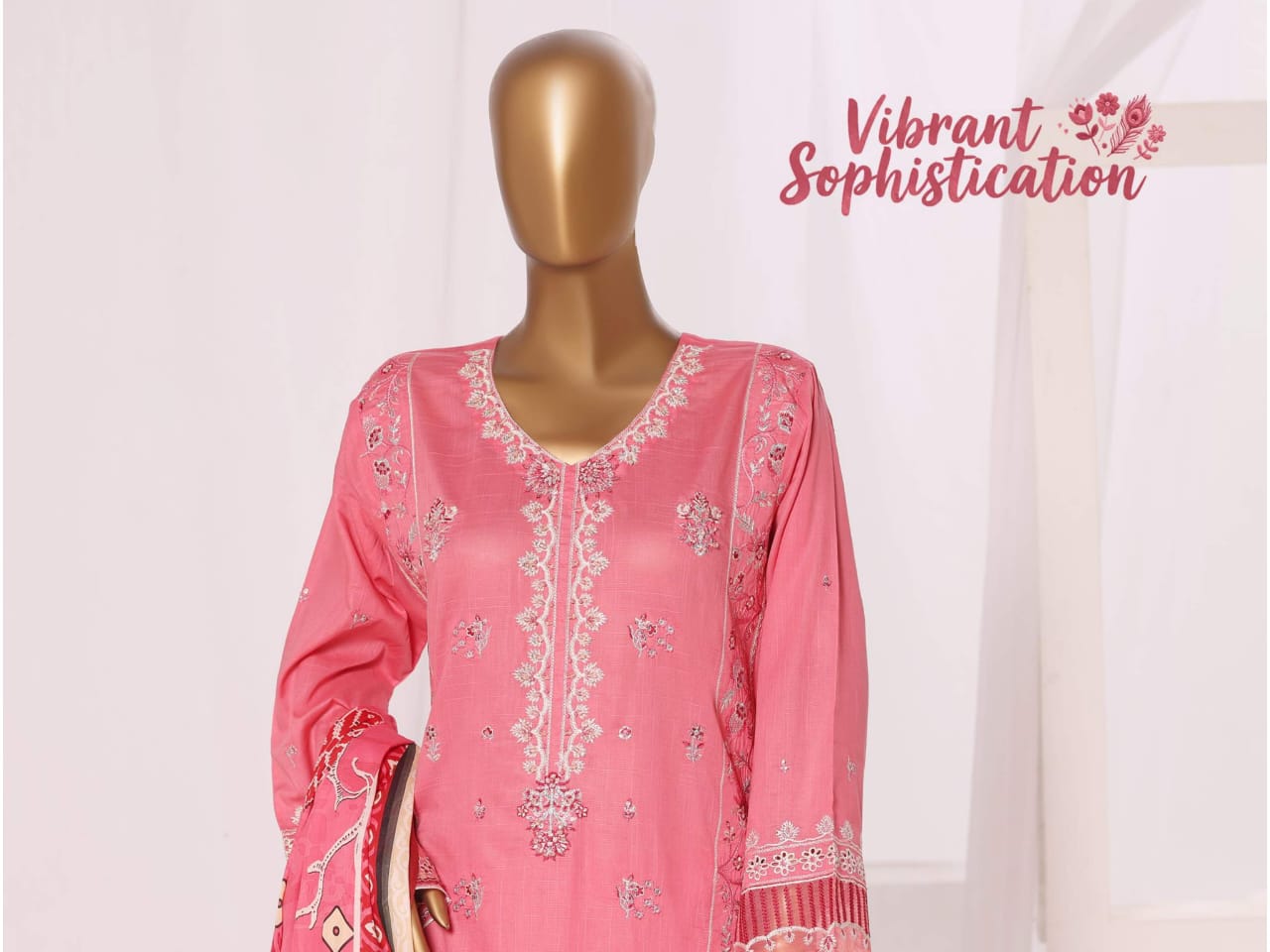 SHEEN Premium Embroidered Collection - 3 Piece Unstitched