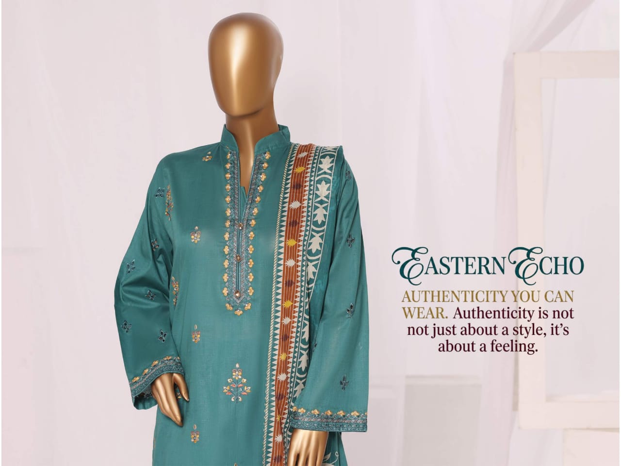 SHEEN Premium Embroidered Collection - 3 Piece Unstitched