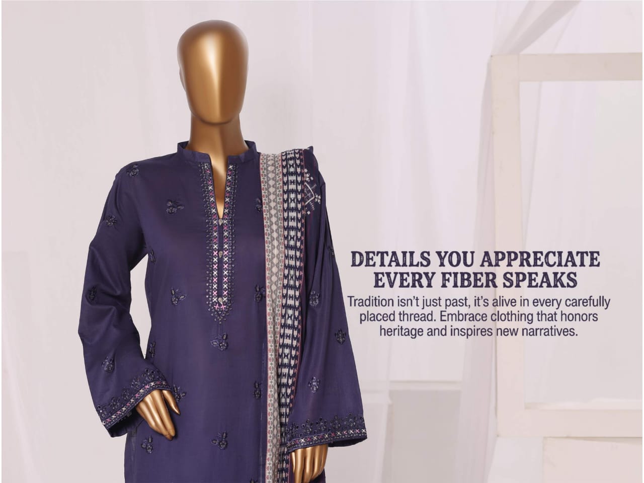 SHEEN Premium Embroidered Collection - 3 Piece Unstitched