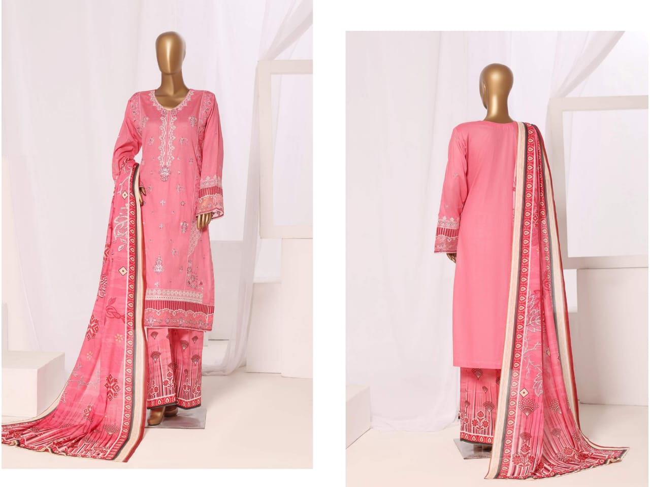 SHEEN Premium Embroidered Collection - 3 Piece Unstitched