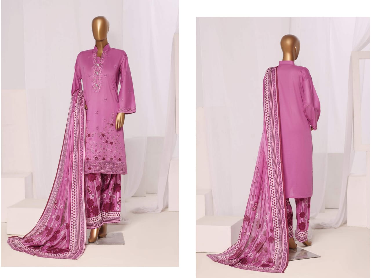 SHEEN Premium Embroidered Collection - 3 Piece Unstitched