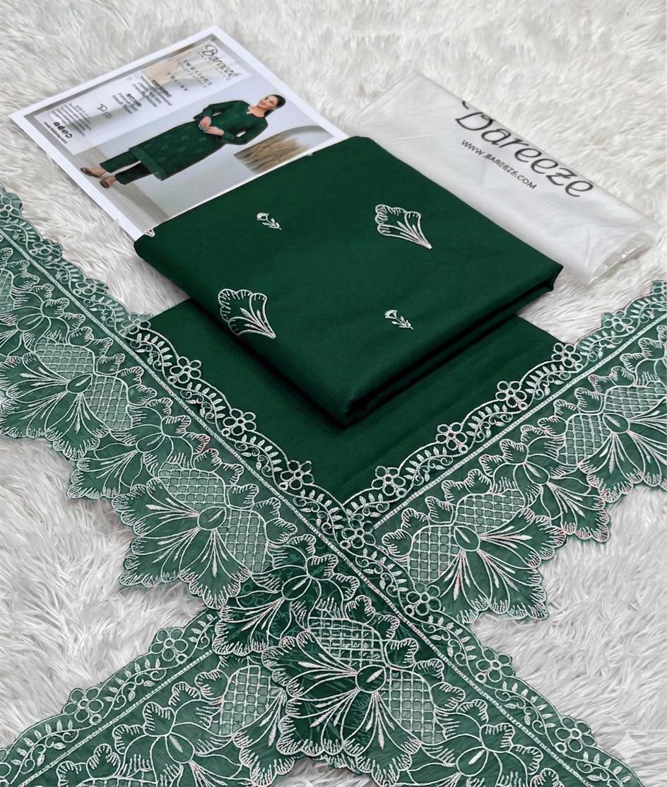 Bareeze Heavy Embroidered Lawn 2-Piece Suit with Patches – Airjet Summer Collection 2026