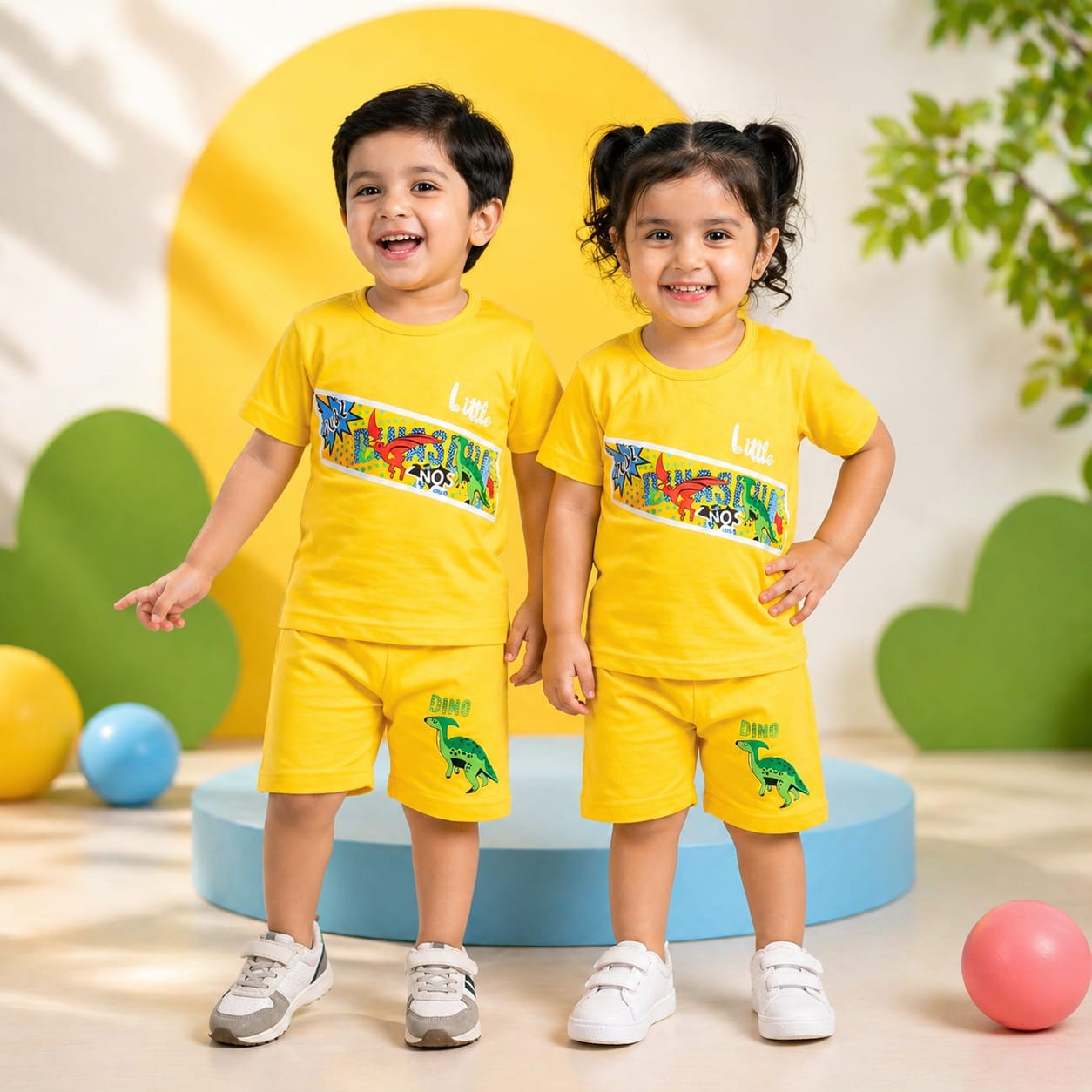 YELLOW  Dragoon Kids Short Wear