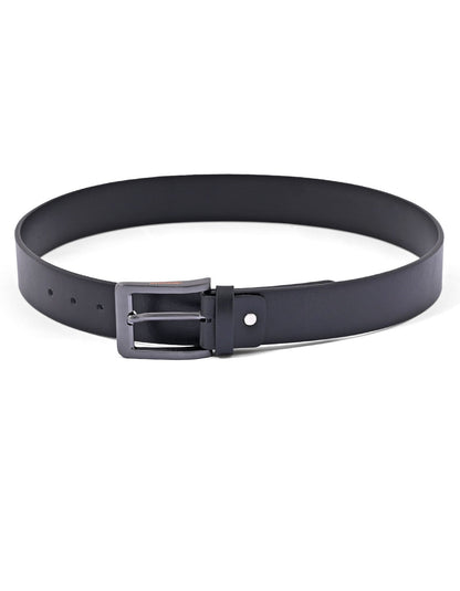 Black Plain Casual Belt