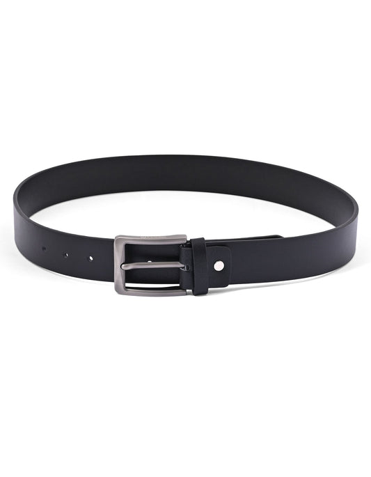 Black Plain Casual Belt