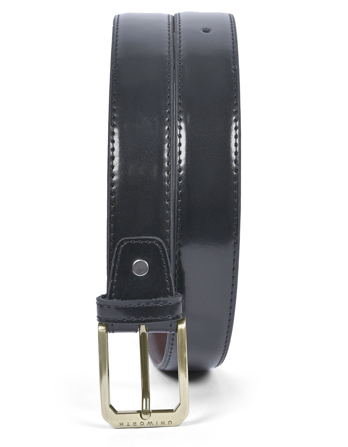 Black Plain Formal Belt