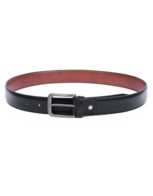 Black Plain Formal Belt